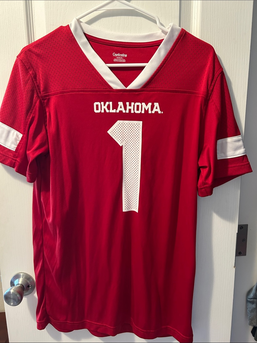 Oklahoma Red Number 1 Football Jersey - Men's Kyler Murray